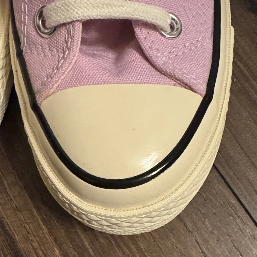 Converse Light Purple and White High-Top Sneakers